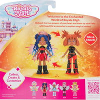 Royale High Core Deluxe Figure - 3” FIRE FAIRY Fashion Doll - 1 Figure with 9 Fashion Accessories - Virtual Item Code Included - Series 1 - on clearance