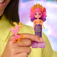 Royale High 3” Fire Mermaid Fashion Doll - 1 Figure with 9 Fashion Accessories - Virtual Item Code Included - on clearance