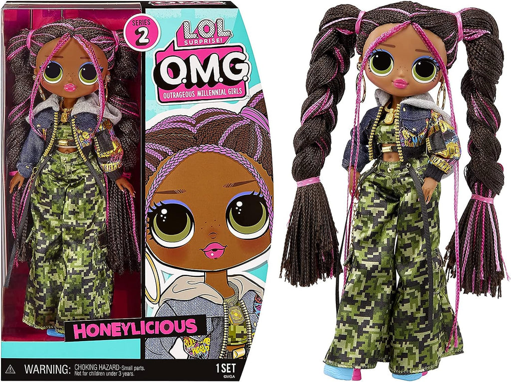 L.O.L LOL Surprise - OMG  - HONEYLICIOUS in Opened Faced Packaging - Fashion Doll