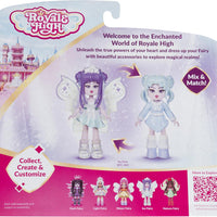Royale High Core Deluxe Figure - 3” ICE FAIRY Fashion Doll - 1 Figure with 9 Fashion Accessories - Virtual Item Code Included - Series 2 - on clearance