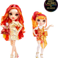 RAINBOW HIGH -  JUNIOR HIGH - Special Edition - Laurel De’Vious - 9" Red and Orange Posable Fashion Doll with Accessories