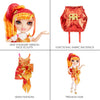 RAINBOW HIGH -  JUNIOR HIGH - Special Edition - Laurel De’Vious - 9" Red and Orange Posable Fashion Doll with Accessories