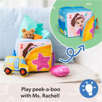 MS RACHEL Soft Toy Learning Box, Interactive Educational Toy, Ages 3+ Months, Animal Recognition, Fine Motor Skills Development - on clearance