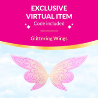 Royale High Core Deluxe Figure - 3” LIGHT FAIRY Fashion Doll - 1 Figure with 9 Fashion Accessories - Virtual Item Code Included - Series 2 - on clearance