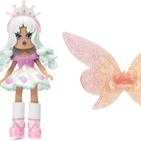 Royale High Core Deluxe Figure - 3” LIGHT FAIRY Fashion Doll - 1 Figure with 9 Fashion Accessories - Virtual Item Code Included - Series 2 - on clearance