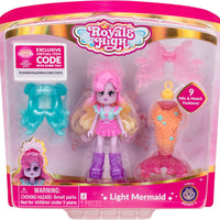 Royale High 3” Light Mermaid Fashion Doll - 1 Figure with 9 Fashion Accessories - Virtual Item Code Included - on clearance