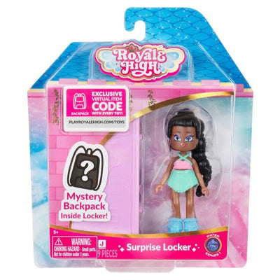 Royale High Surprise Locker and Figure (Black Hair) - Virtual Item Code Included - on clearance