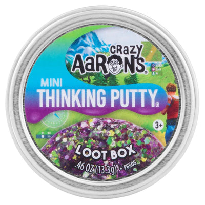 Crazy Aaron's Thinking Putty - LOOT BOX mini tin - on Clearance