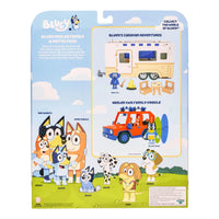 BLUEY Family and Friends - 8 Pack - 6.5-7.5cm Bluey, Bingo, Chilli (Mum) and Dad (Bandit), Honey, Socks, Chloe and Indy Figures - on Clearance