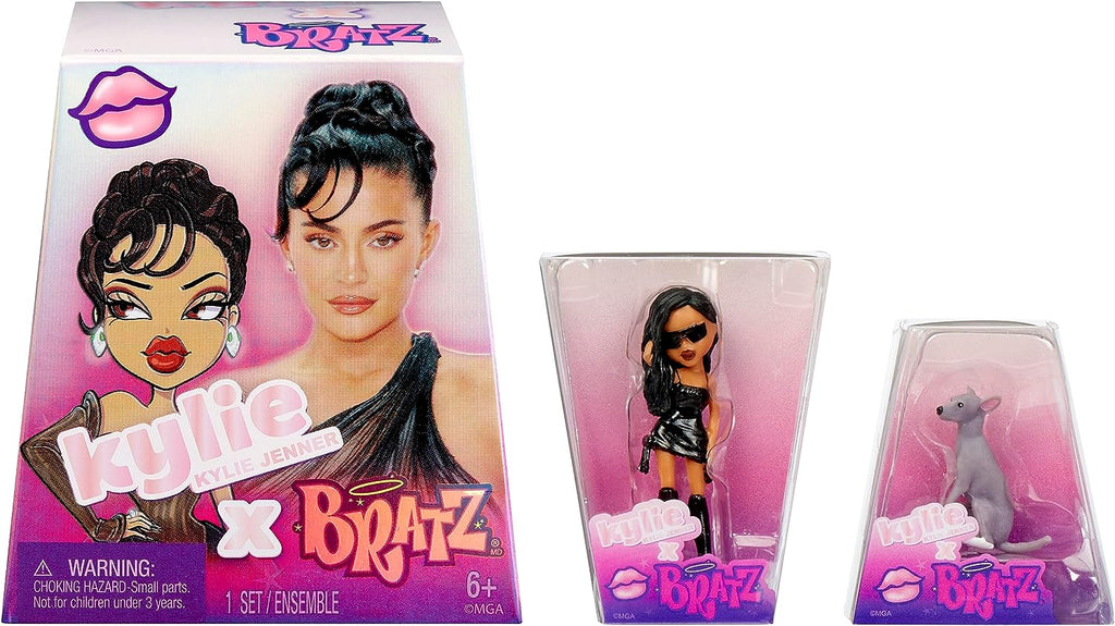 Bratz Dolls - MINI - Kylie Jenner Series 1 Collectible Figures, 2 Minis in Each Pack, Blind Packaging Doubles as Display -on clearance