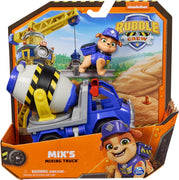 Rubble & Crew - Mix's Cement Mixer Toy Truck with Aiction figure and Movable Construction Toys