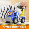 Rubble & Crew - Mix's Cement Mixer Toy Truck with Aiction figure and Movable Construction Toys