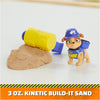 Rubble & Crew - Rubble and Mix Action Figures Set, with 3 oz of Kinetic Build-It Sand and 2 Hand Held Building Toys