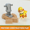 Rubble & Crew - Rubble and Mix Action Figures Set, with 3 oz of Kinetic Build-It Sand and 2 Hand Held Building Toys