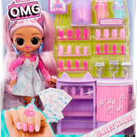 L.O.L LOL Surprise  OMG Sweet Nails - Kitty K Cafe - with 15 surprises including Real Nail Polish