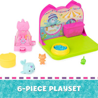 Gabby's Dollhouse -  Kitty Narwhal’s Carnival Room, with Toy Figure, Surprise Toys and Dollhouse Furniture,