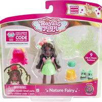 Royale High Core Deluxe Figure - 3” NATURE FAIRY Fashion Doll - 1 Figure with 9 Fashion Accessories - Virtual Item Code Included - Series 2 - on clearance