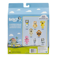 BLUEY Neighborhood Friends 8 Pack - includies Bluey, Bingo, Lucky, Coco, Socks, Muffin, Judo, and Missy.