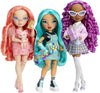 RAINBOW HIGH - Pinkly - Pink Fashion Doll in Fashionable Outfit,With Glasses & 10 + colorful play accessories