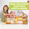 BLUEY - Ultimate Lights and Sounds Playhouse House with two posable figures and accessories