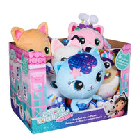 Gabby's Dollhouse Movie Plush Celebration assortment of 6 PLUSH inc. Cakey Cat, Pandy Paws, MerCat, Cookie Bobby, Chumsley and Kitty Fairy - on clearance