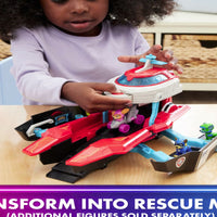 Paw Patrol  - The MIGHTY MOVIE - PUP SQUAD Aircraft Carrier HQ Playset - ON CLEARANCE
