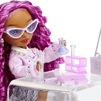 RAINBOW HIGH -  Lilac - Purple Fashion Doll in Fashionable Outfit, Glasses & 10 + colorful play accessories