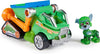 Paw Patrol -The Mighty Movie, Toy Garbage Truck Recycler with Rocky Mighty Pups Action Figure, Lights and Sounds