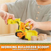 Rubble & Crew - Rubble’s Bulldozer Toy Truck with Movable Parts and a Collectible Action Figure