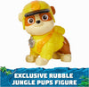 Paw Patrol  - JUNGLE PUPS - Rubble Rhino Vehicle, Toy Truck with Collectible Action Figure