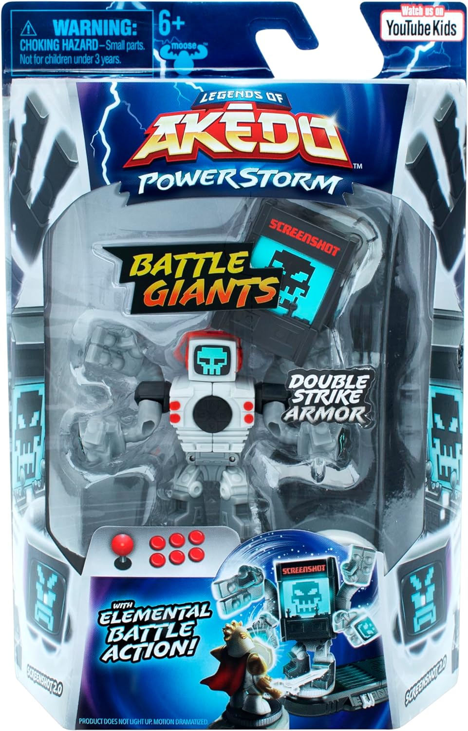 Akedo - Legends of Power Storm - Giants- Screenshot 2.0. - Mini Battling Warrior with Double Strike Armor