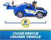 Paw Patrol  Search & Rescue: Chase' Rescue Cruiser, Police Vehicle with PULL BACK MOTOR, Approx. 15 cm, Includes Dog Figure & Raccoon - on clearance