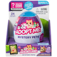 Adopt Me! Mystery Pets Blind Box Assorted Single - Series 3 - Exclusive Virtual Item Game Code - Collectible Mini Animal Toy Figure, Styles Vary - on clearance