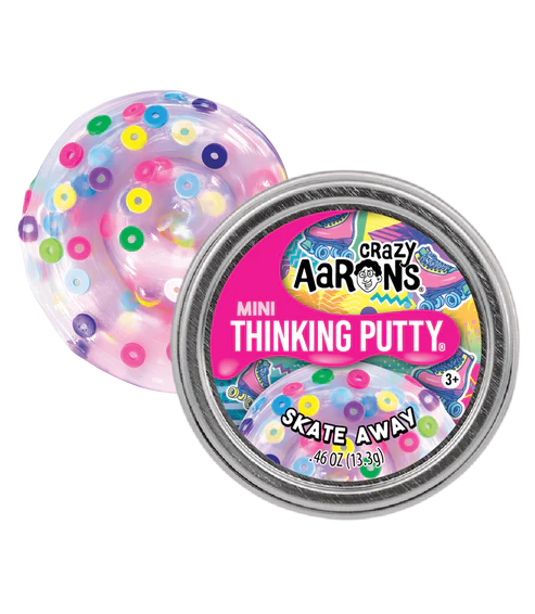 Crazy Aaron's Thinking Putty - SKATE AWAY mini tin - on Clearance