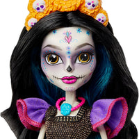 Monster High - Skelita Calaveras Día De Muertos Collectible with Displayable Packaging, Colorful Fashion with Traditional Details