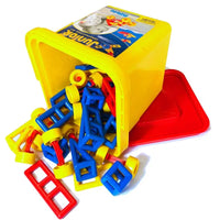 Mobilo Standard Bucket With 104 Pieces for Unlimited Creative Play