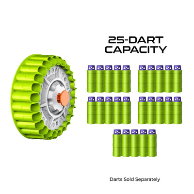 DART ZONE PRO - Stryker 2.0 Half- Length 25 - Round DRUM (darts sold seperately) - 6606-ACC3