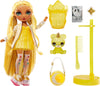 RAINBOW HIGH - Slime Kit & Pet - Sunny (Yellow) 28cm Shimmer Doll with DIY Sparkle slime, magical pet and accessories
