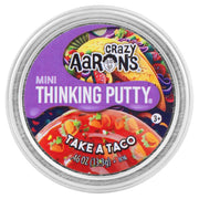 Crazy Aaron's Thinking Putty - MINI tin TAKE A TACO - on Clearance