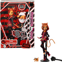 Monster High - Boo-riginal Creeproduction Doll - TORALEI Collectible Reproduction with Doll Stand, Diary, and Pet Saber-Tooth Tiger Sweet Fangs
