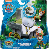 Paw Patrol  - JUNGLE PUPS - Tracker’s Monkey Vehicle, Toy Truck with Collectible Action Figure