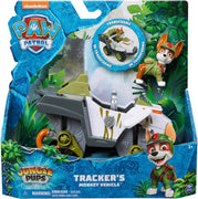 Paw Patrol  - JUNGLE PUPS - Tracker’s Monkey Vehicle, Toy Truck with Collectible Action Figure