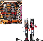 Monster High - Boo-riginal Creeproduction Doll - Doll 2-Pack, Meowlody and Purrsephone Collectible Reproductions with Doll Stands and Diary