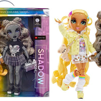 RAINBOW HIGH -  Twins 2-Pack Fashion Doll. Yellow & Grey Mix and Match Designer Outfits with accessories