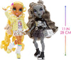 RAINBOW HIGH -  Twins 2-Pack Fashion Doll. Yellow & Grey Mix and Match Designer Outfits with accessories