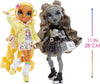 RAINBOW HIGH -  Twins 2-Pack Fashion Doll. Yellow & Greay Mix and Match Designer Outfits with accessories