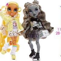 RAINBOW HIGH -  Twins 2-Pack Fashion Doll. Yellow & Grey Mix and Match Designer Outfits with accessories