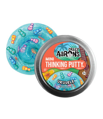 Crazy Aaron's Thinking Putty - UKELELE mini tin - on Clearance