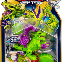 Akedo -Ninja Bosses - VENOM CLAW - 3" Tall Battling Action Figure with 360˚ Tail Whip and Claw Attack Spin Action