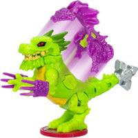 Akedo -Ninja Bosses - VENOM CLAW - 3" Tall Battling Action Figure with 360˚ Tail Whip and Claw Attack Spin Action